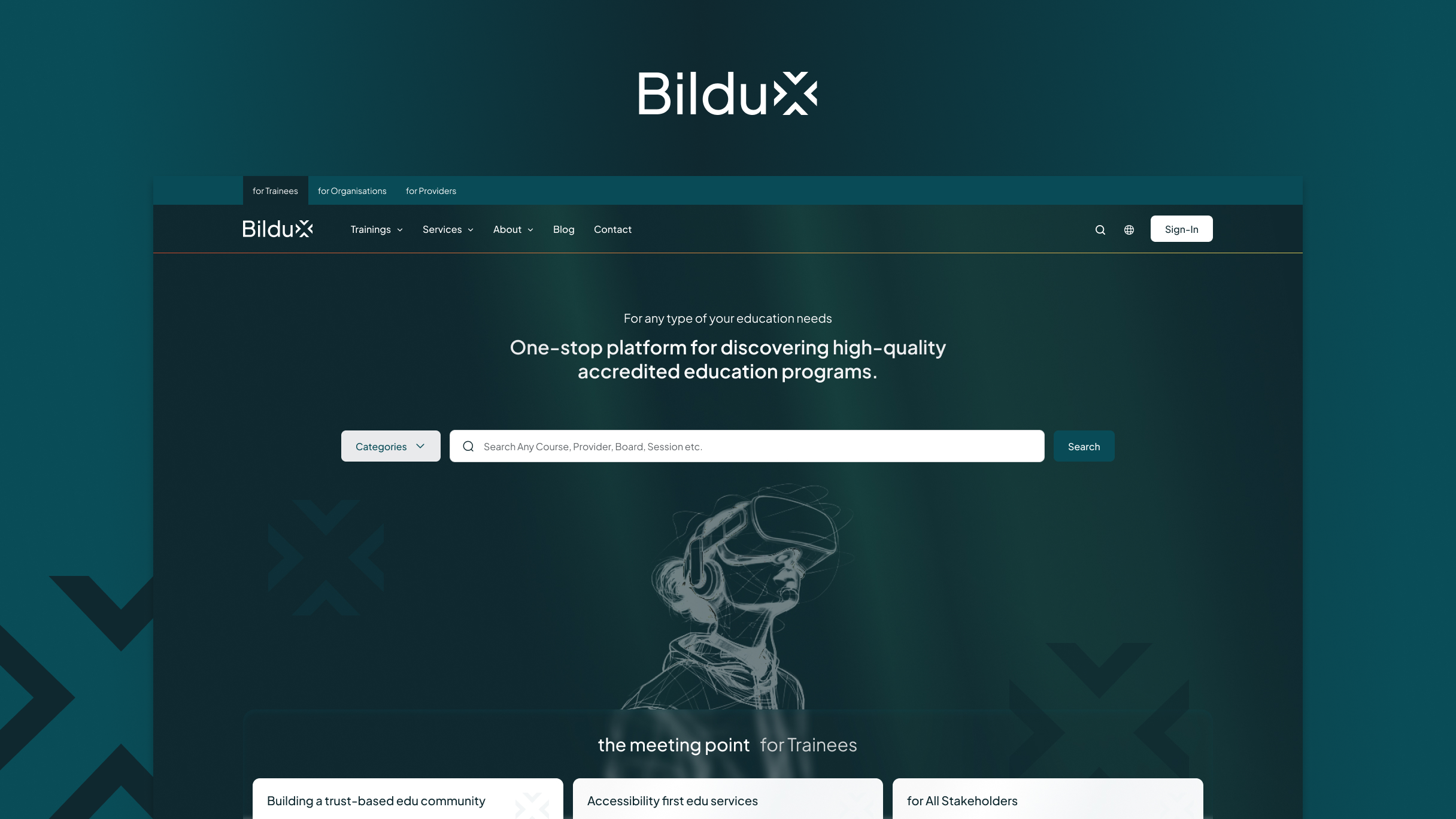 Bildux platform hero